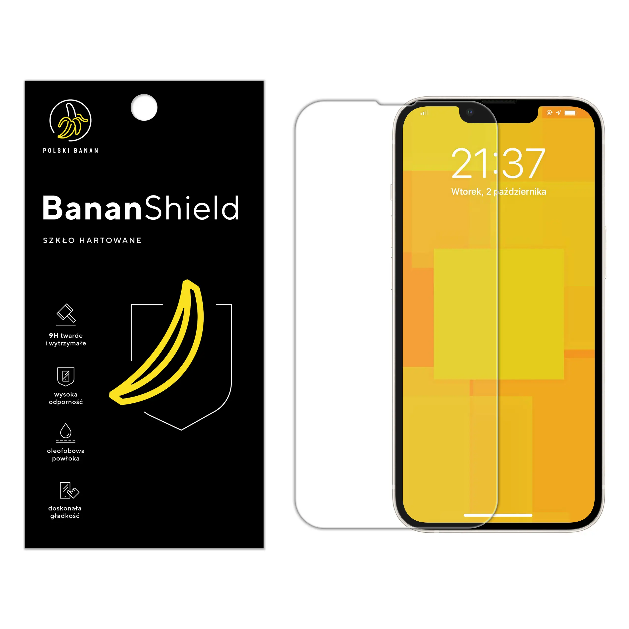 Szkło hartowane Polski Banan BananShield do Apple iPhone 13